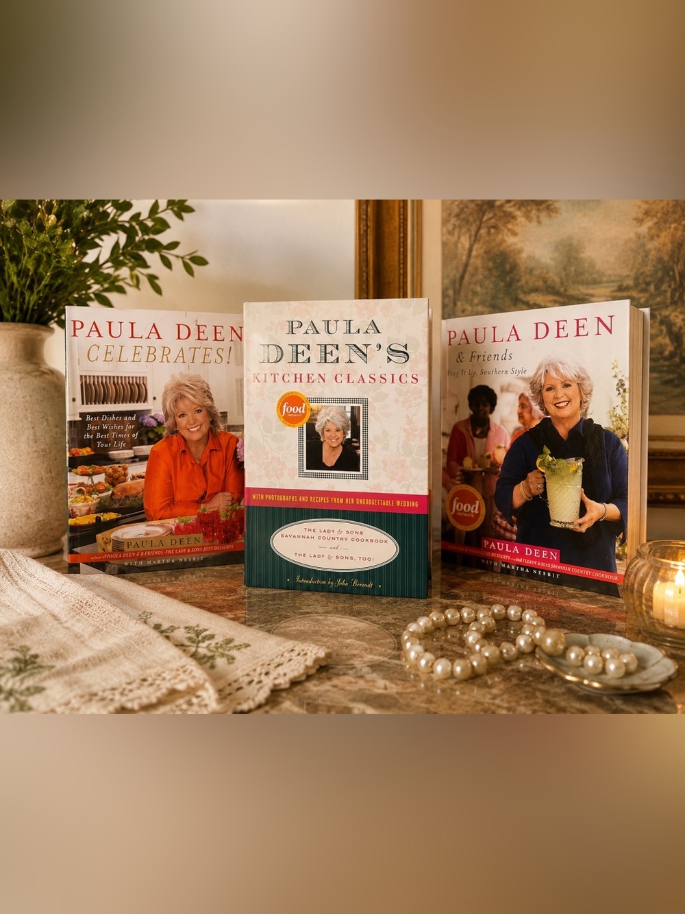 Paula Deen Cookbook Bundle of 3 Hardcover Books